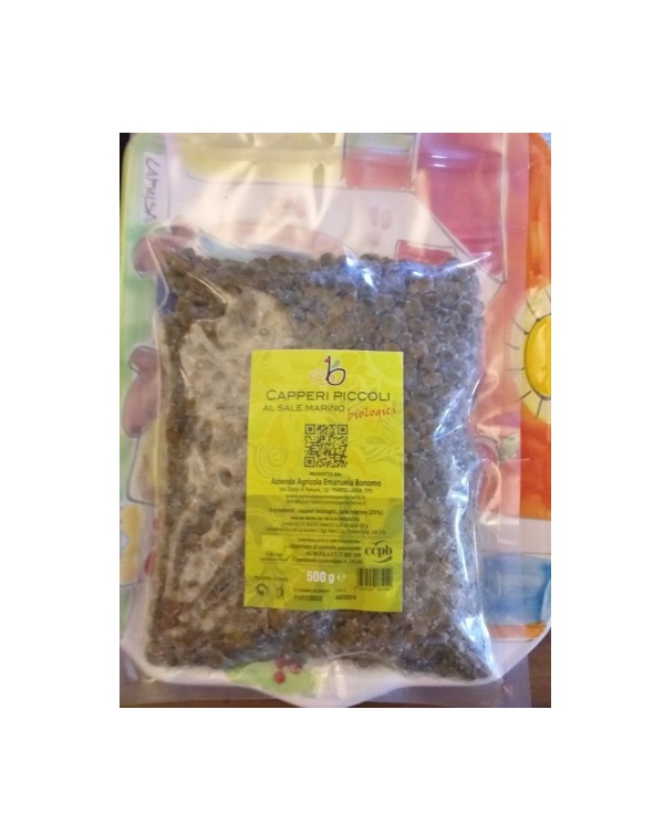 Capperi Grandi BIO – Busta 500 gr – Bonomo - immagine 2