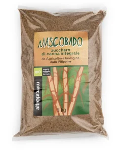 Zucchero integrale di canna bio Mascobado Filippine