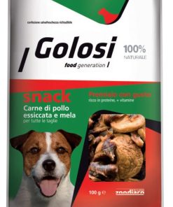 Zoodiaco – “I Golosi ” Snack Carne di Pollo essiccata e mela